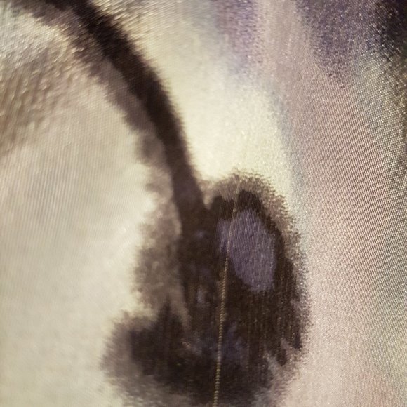 BCBGMAXAZRIA Multicolor Watercolor Print Drape Silk Mini Skirt S 4 2 0 15 in. - Picture 11 of 16